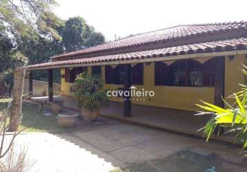 Casa com 5 dormitórios à venda, 240 m² por r$ 1.400.000,00 - pindobal (ponta negra) - maricá/rj