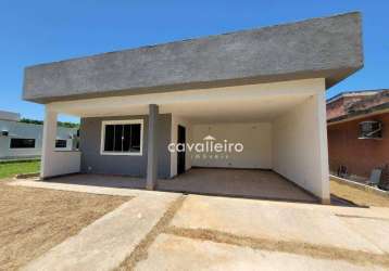 Casa com 2 dormitórios à venda, 120 m² por r$ 400.000,00 - são josé de imbassai - maricá/rj