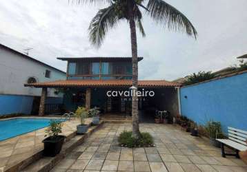 Casa com 6 dormitórios à venda, 268 m² por r$ 1.300.000,00 - centro - maricá/rj