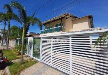 Casa com 3 dormitórios à venda, 205 m² por r$ 1.050.000,00 - chácaras de inoã (inoã) - maricá/rj