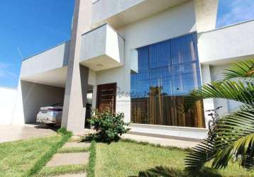 Casa à venda, 276 m² por r$ 1.500.000,00 - parque das emas - lucas do rio verde/mt