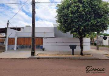 Casa com 3 dormitórios à venda, 90 m² por r$ 550.000,00 - jardim maria vindilina iii - sinop/mt