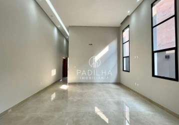 Casa térrea nova com 3 suítes à venda, 203 m² por r$ 1.520.000 - condomínio bella città - ribeirão preto/sp