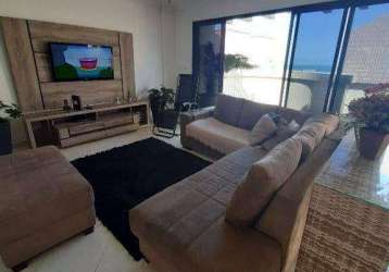 Cobertura à venda, 337 m² por r$ 2.200.000,00 - canto do forte - praia grande/sp