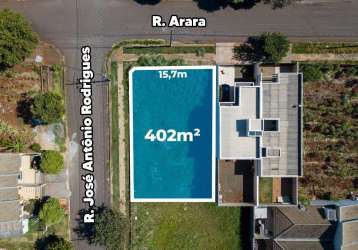 Terreno à venda em maringá, jardim everest, com 402.18 m²