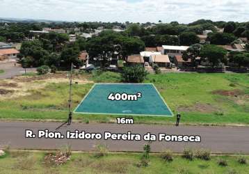 Terreno à venda em maringá, bom jardim, com 400 m², bom jardim