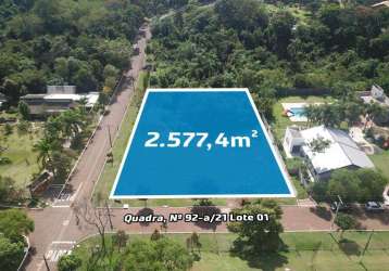 Terreno à venda em sarandi, parque alvamar, com 2577.4 m², estancia zauna