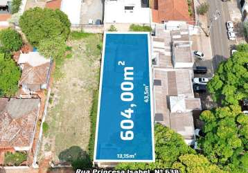 Terreno à venda em maringá, zona 04, com 604 m²