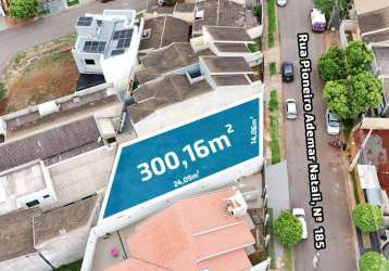 Terreno à venda em maringá, jardim tóquio, com 300.16 m²