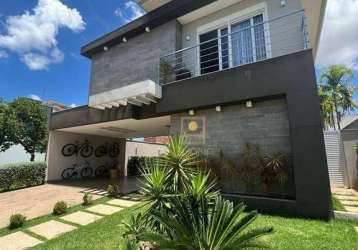 Sobrado à venda, 289 m² por r$ 2.900.000 - condomínio belvedere - cuiabá/mt