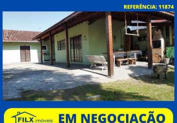 Casa para venda em itanhaém, califórnia, 2 dormitórios, 2 suítes, 4 vagas