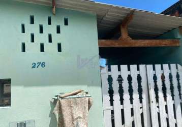 Casa para venda em itanhaém, nossa senhora do sion, 2 dormitórios, 1 suíte, 1 banheiro, 2 vagas