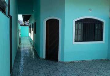 Casa para venda em itanhaém, jardim magalhães, 2 dormitórios, 1 banheiro, 2 vagas