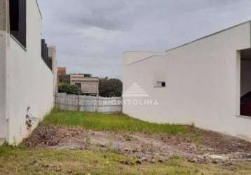 Terreno à venda, 187 m² por r$ 170.000,00 - condomínio reserva das paineiras - itapetininga/sp