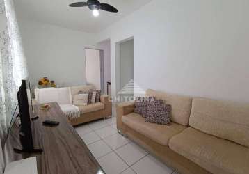 Apartamento com 2 dormitórios à venda, 56 m² por r$ 280.000,00 - canto do forte - praia grande/sp