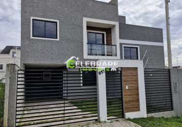 Casa com 3 quartos à venda na rua ivo zagonel, 617, atuba, curitiba, 106 m2 por r$ 650.000