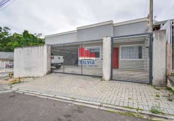 Casa térrea com piscina na fazenda rio grande, bairro gralha azul