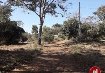 Terreno à venda, 2500 m² por r$ 160.000,00 - aranha - rural - brumadinho/mg