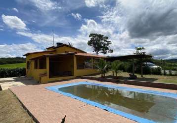 Chácara com 1 dormitório à venda, 1000 m² por r$ 350.000,00 - águas claras - brumadinho/mg