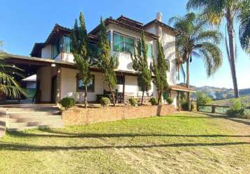 Casa com 5 dormitórios para alugar, 4000 m² por r$ 6.050/mês - condomínio quintas do rio das águas claras - brumadinho/mg