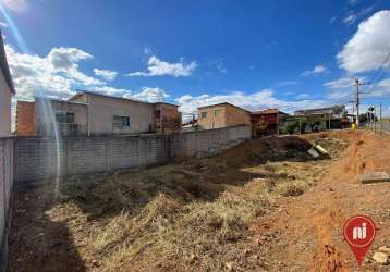 Terreno à venda, 360 m² por r$ 130.000,00 - jardim primavera - mário campos/mg