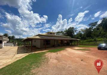 Sítio com 5 dormitórios à venda, 20000 m² por r$ 1.800.000,00 - serra negra - betim/mg