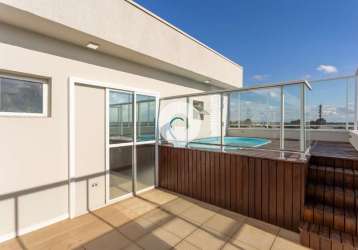 Cobertura com terraço, piscina e vista incrível