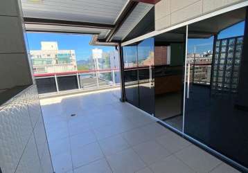 Cobertura triplex, 04 suites, 02 vagas de garagem, centro, guarapari - es