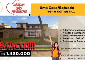 Casa/sobrado à venda em curitiba - jardim das américas