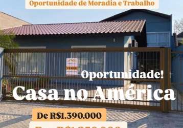 Ótima residência para moradia e trabalho no bairro américa em joinville!