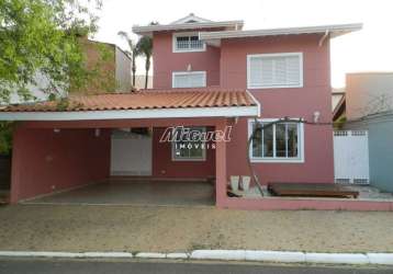 Casa em condomínio, à venda, 4 quartos, residencial jardim agua viva , jardim caxambu - piracicaba