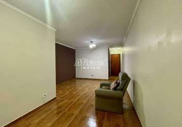 Apartamento, à venda, 3 quartos, residencial parque das águas, jardim caxambu - piracicaba