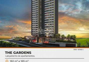 Apartamento, à venda, 3 quartos, the gardens residencial, jardim elite - piracicaba