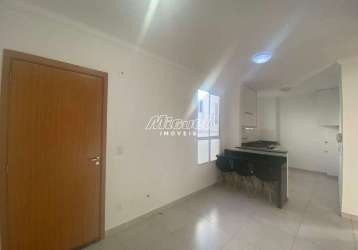 Apartamento, à venda, 2 quartos, condomínio edifício parque piazza florença, campestre - piracicaba