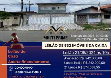 Casa para venda em praia grande, melvi, 2 dormitórios, 1 banheiro, 1 vaga