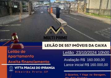 Apartamento para venda em ribeirão preto, residencial das américas, 2 dormitórios, 1 banheiro, 1 vaga