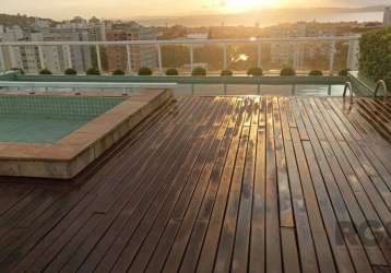 Excelente apto no coraçao da tristeza com sol da manha!&lt;br&gt;muito bem localizado!condominio com infra maravilhosa, com piscina com borda infinita e com uma vista espetacuar do guaiba.&lt;br&gt;co