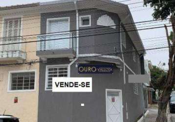 Sobrado com 2 dormitórios à venda, 160 m² por r$ 850.000,00 - mooca - são paulo/sp