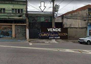 Salão à venda, 672 m² por r$ 4.500.000,00 - quarta parada - são paulo/sp