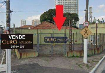 Terreno à venda, 260 m² por r$ 1.900.000,00 - mooca - são paulo/sp