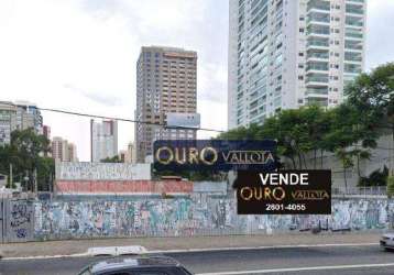 Terreno à venda, 840 m² por r$ 16.800.000,00 - tatuapé - são paulo/sp