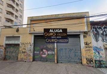 Galpão para alugar, 1060 m² por r$ 24.656,00/mês - campos elíseos - são paulo/sp