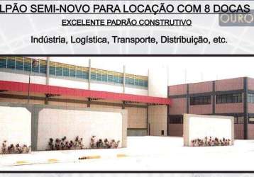 Galpão para alugar, 3100 m² por r$ 104.583,00/mês - cidade industrial satélite de são paulo - guarulhos/sp