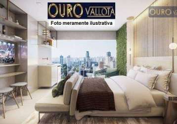 Studio com 1 dormitório à venda, 27 m² por r$ 500.000,00 - vila clementino - são paulo/sp