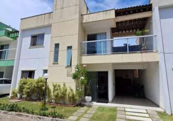 Casa em condomínio para venda em lauro de freitas, buraquinho, 4 dormitórios, 4 suítes, 4 banheiros, 3 vagas