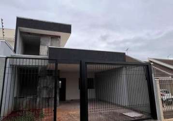 Casa à venda em maringá, jardim oásis, com 3 quartos, com 105 m²