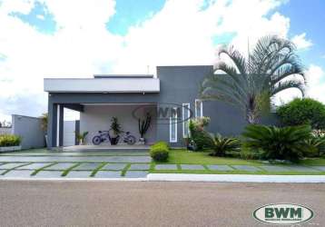 Casa com 3 dormitórios à venda, 226 m² por r$ 1.850.000,00 - condomínio residencial evidence - araçoiaba da serra/sp