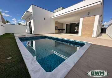 Casa com 3 dormitórios à venda, 248 m² por r$ 2.100.000,00 - alphaville nova esplanada - votorantim/sp