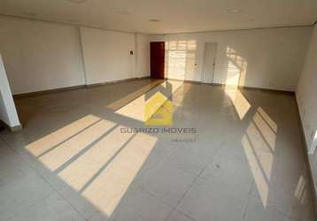 Sala comercial à locação com 98 m² - vila bastos - santo andré