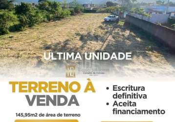 Terreno em travessão, caraguatatuba/sp